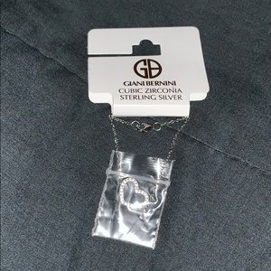 $105 cubic zirconia sterling silver necklace